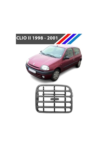 Clio 2 Havalandırma Izgarası Orta Kısım Sol Taraf Gri 1998 2001 M2069b