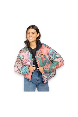 Billabong Ebjjk00140 Cozy Puffer Mont Pembe Kadın Mont Pembe