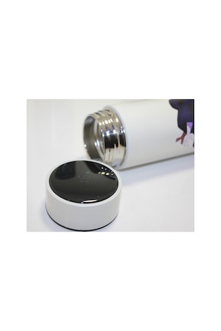 10 Adet Termos Anime Baskılı Dijital Göstergeli 500 Ml Paslanmaz Çelik Seyahat Termosu, Flask, Bottle