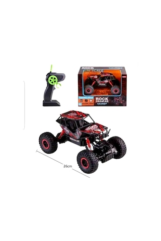 Off Road Uzaktan Kumandalı Rock Crawler Jip 4 4 Çeker Kırmızı,mavi,yeşil
