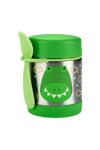 Skip Hop Paslanmaz Çelik Termos Timsah Yeşil