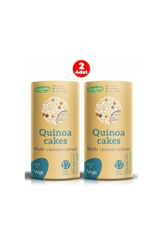 Lestello Quinoa Cakes - Glutensiz Kinoa Patlağı 135 G 2 Adet