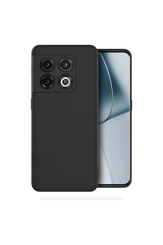Oneplus Ace Pro 5G - Oneplus 10T Matte Serisi Silikon Kilif-Siyah 559230212