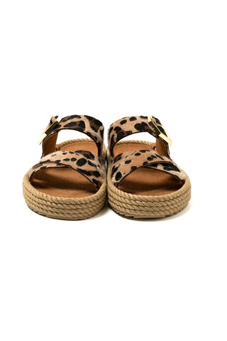Sev12-leo Bohonomad Sevilla Kadın Terlik Leopar Leopar