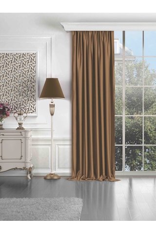 Quartz Blackout Camel Rengi Karartma Perde Camel Rengi Camel