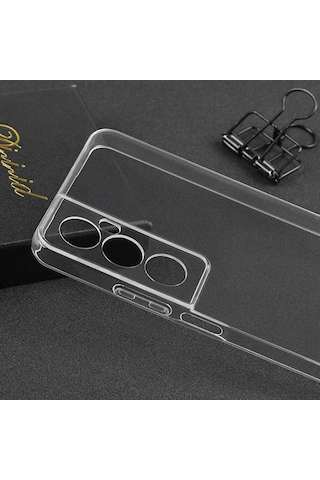Zore Realme C65 4g Kılıf Süper Silikon Kapak - Şeffaf Şeffaf