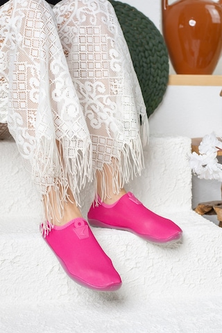 Unisex Deniz Sandaleti Kaymaz Taban Çok Amaçlı Şık Plaj Yüzme Deniz Havuz Rafting Patiği 150 Fuşya