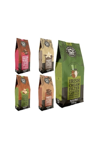 Oze Aromalı Filtre Kahve Seti 5'li 250G French Press