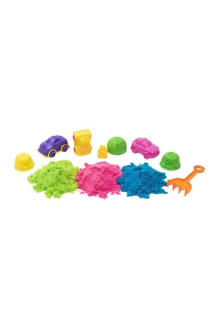 Magıc Sand Super Car Kinetik Kum Oyun Seti/ Araba Kalıplı Kum Oyunu 681 Gr Çok Renkli