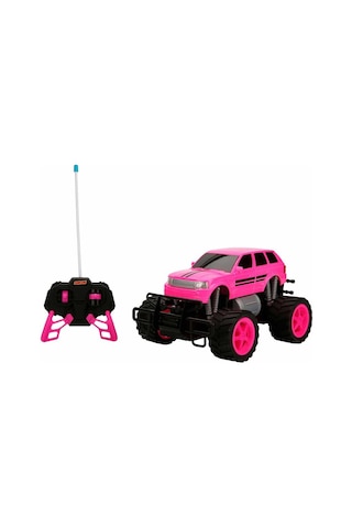 1:18 Uzaktan Kumandalı Neon Jumbo Weels USB Şarjlı Araba 26 cm. 1