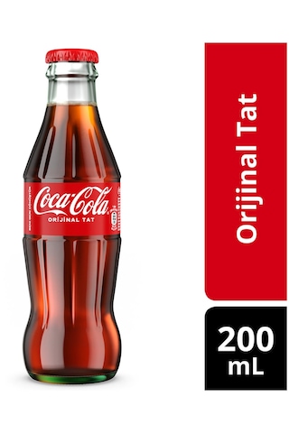 Coca Cola Kola Orijinal Tat Cam 200 Ml X 24 Adet