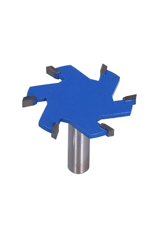 Lemestar Ahşap T-çıkartma Frezi 6-taneli Uzun Saplı 1/2" - Yg8 Alaşımlı Dayanıklı Ahşap İşleme Aleti