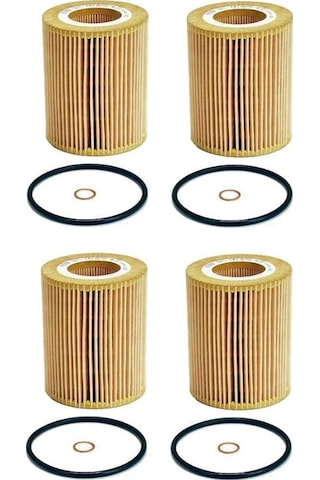 Crackedice Bmw E36 E39 E46 E53 E60 E83 320ı 4'lü Motor Yağı Filtresi Seti
