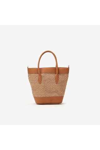 D44 Camel Omuz Çantası Kadın Guia Bag Piumelli Milano