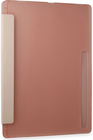 Samsung Galaxy Tab A9 Kılıf Kalemlikli Mars Tablet Kılıfı - Rose Gold Arka Kapak