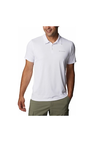 Columbia Ao3614 Hike Erkek Polo T-shirt 1990401100 Beyaz