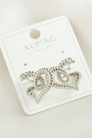 Hnrlıshp Xuping Kalp Lüks Çelik Küpe-gümüş Rengi çok renkli 61713354