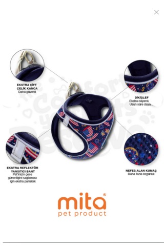 Mita 12 Lı Set Air Mesh L Gögüs Tasması Dizayn Dizayn