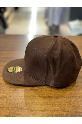 Hamze Hip Hop Snapback Rapper Basket Cap Şapka Unisex Kahverengi