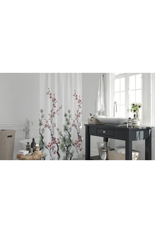 Jackline Duş Perdesi 7766 Model Çift Kanat 2X110X200 Cm Çok Renkli