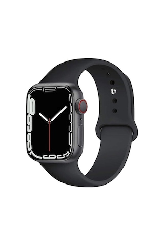 Apple Uyumlu  Watch  2/ 3/ 4/ 5/ 6/ 7/ 8/ Se 38/ 40/ 41mm Yumuşak Silikon Large Kordon