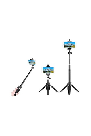 Kilifone - Selfie Çubuğu Yunteng Yt-9928 Selfie Çubuğu - Siyah - T2834