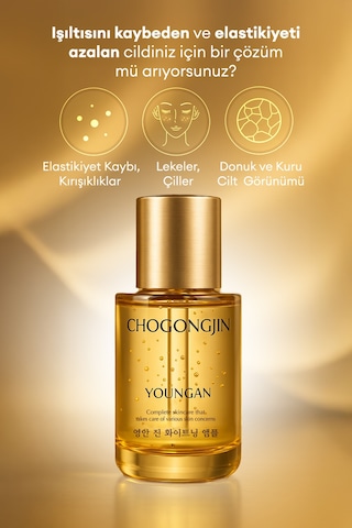 Missha Chogongjin Youngan Jin Brightening Kırışıklık Karşıtı Aydınlık ve Canlı Görünüm Sunan Ampul