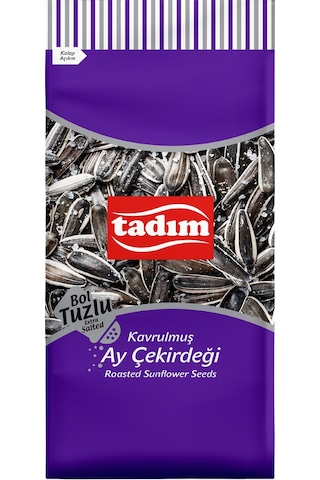Tadım Ayçekirdeği Bol Tuzlu Kavrulmuş Siyah 6 x 180 G