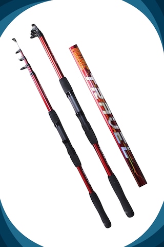 Travel Kırmızı 165cm 50-150gr Ak 200 Çocuk Olta Seti 1