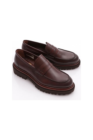Dgn 6528 Erkek Loafer Ayakkabi Kahve