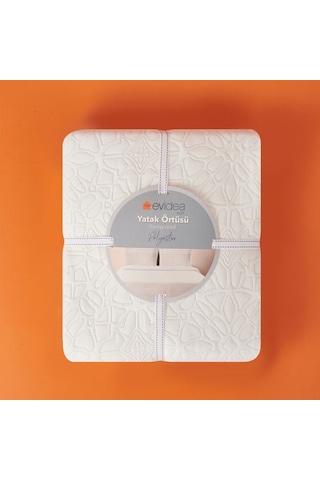 Evidea Soft Asos Çift Kişilik Yatak Örtüsü - Beyaz - 260x250 Cm Beyaz