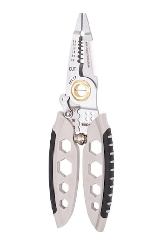 Didadodo Jms 7 İnç Çok Fonksiyonlu Tel Striptizci Profesyonel 22-10 Awg Tel Sıyırma Alet, 22-10 Awg Tel Sıyırma Aleti