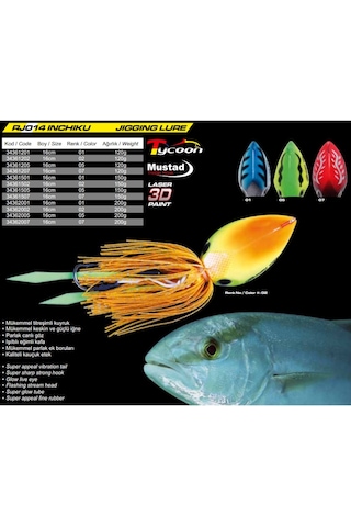 Protackle Rj014 Inchiku Jigging Yem