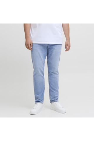 Jack & Jones Büyük Beden Sweat Pantalon- Glenn - 12284341 Blue Denim