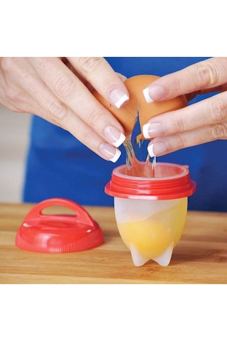 Yeni Egglettes Yumurta Pişirici Bardak Haşlanmış Kabuk Silikon Eggies Kalıp Yapıcı Alet Mutfak Aletleri İçin Arı Diğer