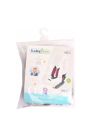 Babyjem Terleme Önleyici Havlu Oto Koltuğu Kılıfı 684 Beyaz Outlet
