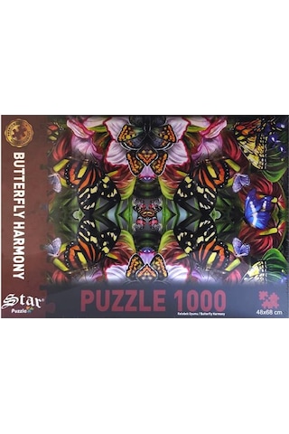 Star 1000 Parça Puzzle Butterfly Harmony Kelebek Uyumu