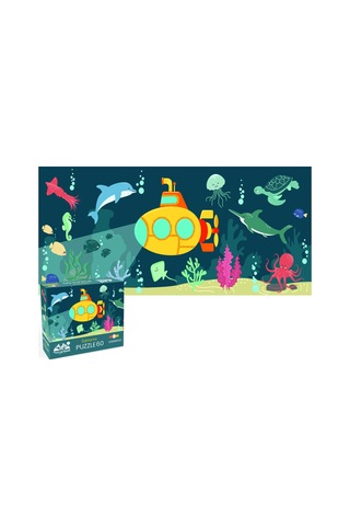 Nl598-puzzle 60 Parça-submarıne Denizaltı
