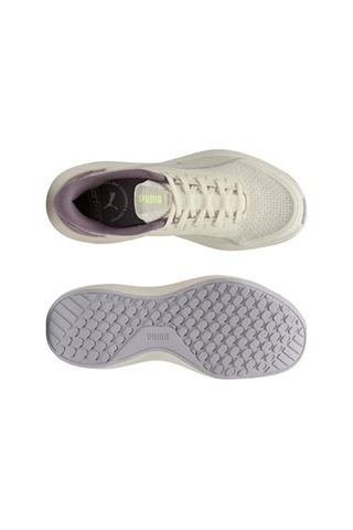 Puma Softride Courtney Wns Kadın Spor Ayakkabı Ekru Warm White-plum Jam-lilac