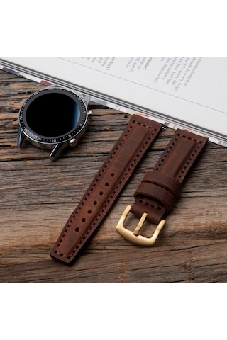 Vagave Huawei Watch 4 GT2E GT3 Pro 20 22 MM Deri Kordon