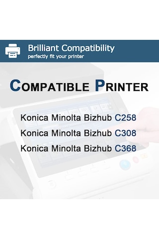 Tonermax Konica Minolta Tn-324 Uyumlu Toner Set / Bizhub C258 / C308 / C36