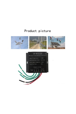 Monyee 500w Rüzgar Jeneratörü Kontrolörü 12v/24v Otomatik Değişimli Akü Şarjı Ve Koruma Led Gösterge