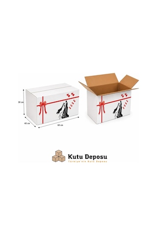40x60x30 Cm Dayanıklı Çeyiz Taşıma Kolisi 10 Adet