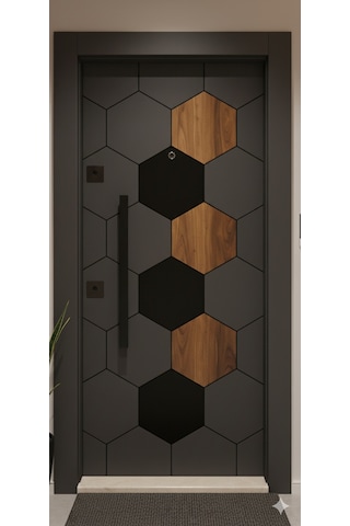 Eli T Seri Si Elegance Güvenli K Kapisi Çeli K Kapi - Vi Lla Kapisi 12421c124x12 209 X 106 X 92