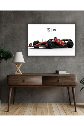 Formula 1 Motors Temalı Dekoratif Cam Tablo -32