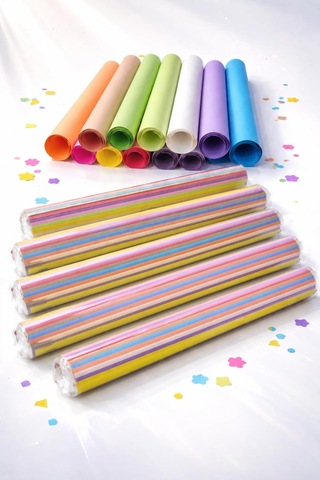 Nistabolje 50 Adet 50x70 Cm Fon Kartonu 10 Renk 5 Rulo Fon Kartonu Genel
