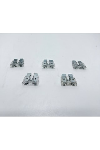 5 Adet 25 Amper Gri Standart Bıçak Sigorta 25a