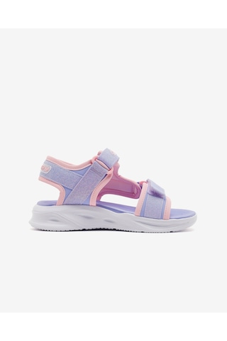 Skechers Sola Glow Sandal Büyük Kız Çocuk Mor Işıklı Sandalet 303024l Lvlp Mor