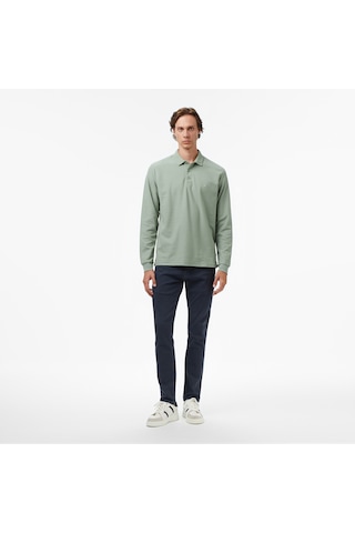 Nautica Erkek Yeşil Classic Fit Uzun Kollu Polo Yaka T-shirt 026 K57351t Yeşil