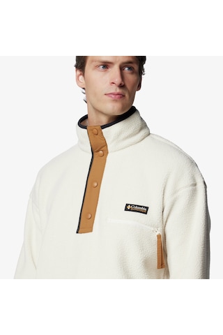 Columbia Helvetia Iı Half Snap Fleece Erkek Bej Outdoor Sweatshirt Am5780 Bej
